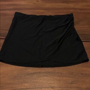 Summersalt Asymmetrical Black swim Skirt